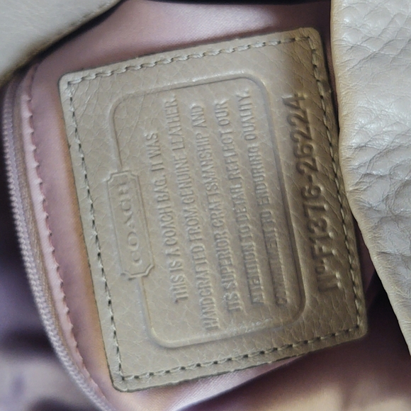 Taupe Coach Leather Purse - Picture 11 of 12